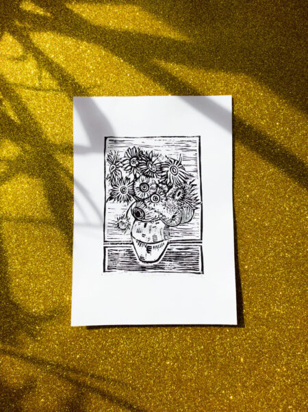 Sunflowes Lino Limited Edition