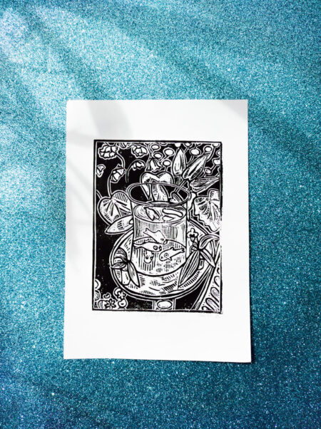 Goldfish Lino Print Limited Edition