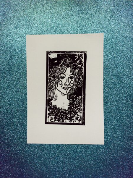 Primavera (Botticelli) Lino Print